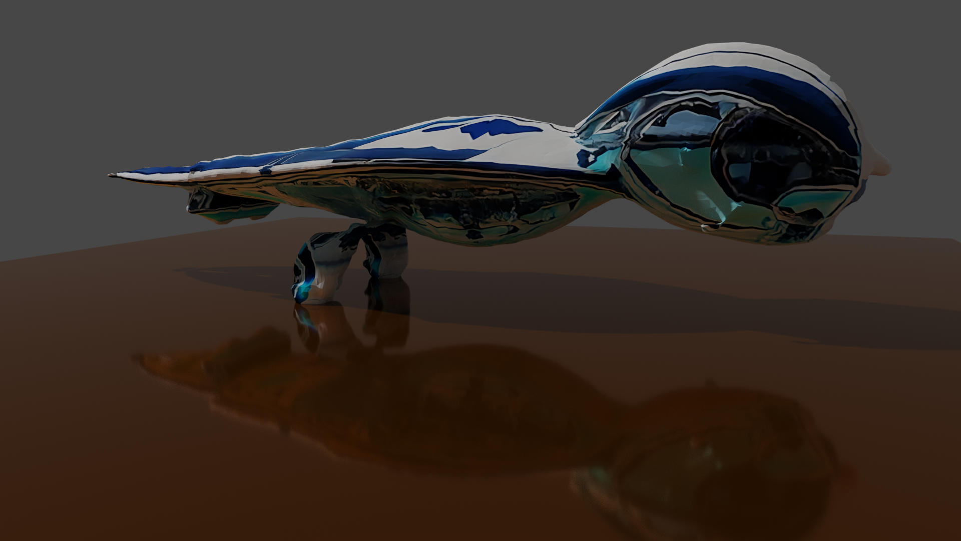 Blue Bird scarab